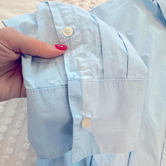Zara Box Pleat Button Down Shirt Dress - Picture 12 of 14
